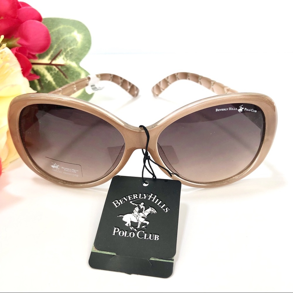 Beverly Hills Polo Club Taupe Sunglasses🐎 - Picture 7 of 8